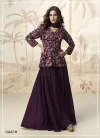 Jivika By Aashirwad Mor Bagh Heavy Chinon Sequence Work Designer Sharara Suits